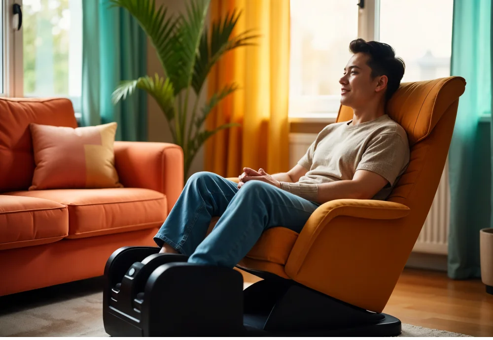 lymphatic system massage legs