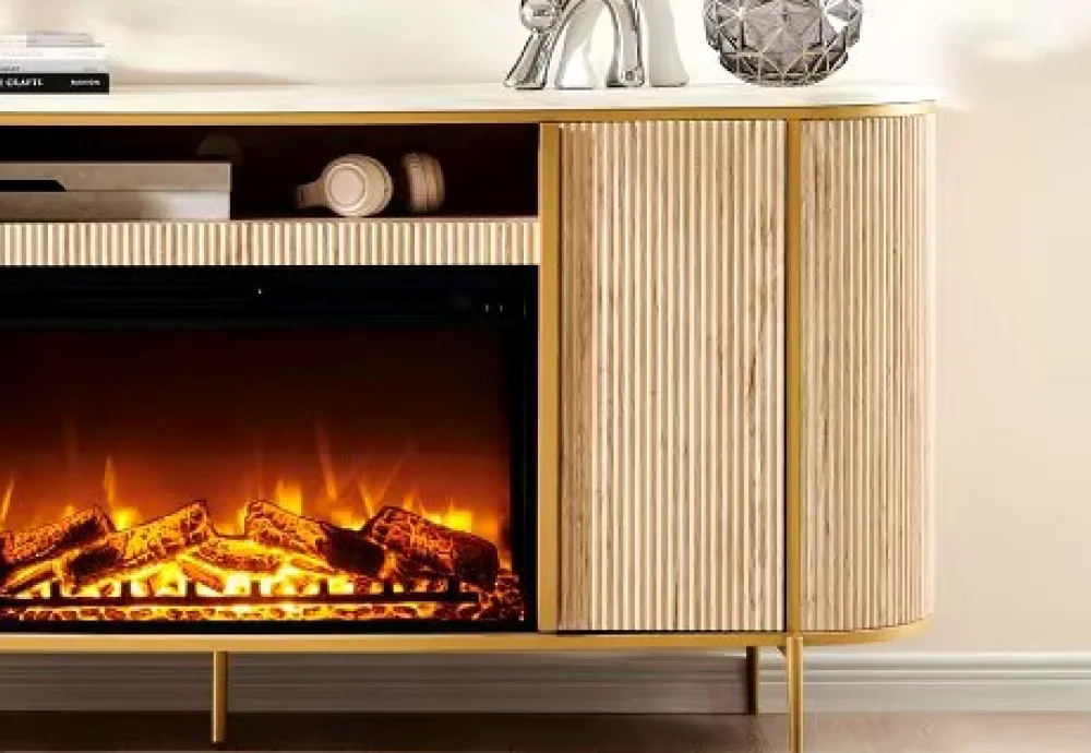 console electric fireplace