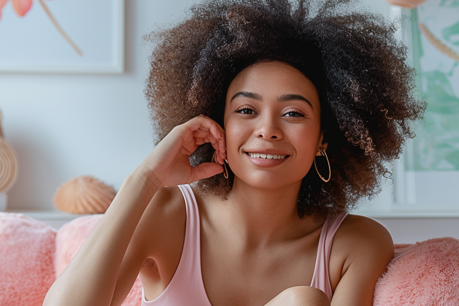 oversized plush couch